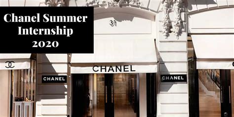 chanel 2020 summer internship